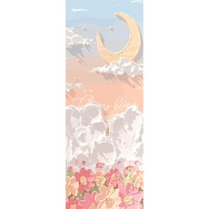 논슬립 접으식 요가매트 홈트 휴대용 초슬림1.5mm, 1개, 유화Y04