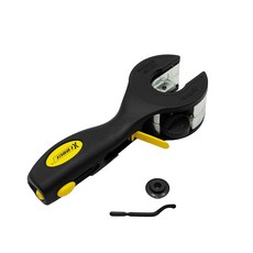 AGS XForce 래칭 금속 튜브 커터 구리 알루미늄 스테인리스 스틸 튜브용 조절 가능한 파이프 1/8인치에서 1-1/8인치 파이프용 정밀 절단이 튼튼한 수공구, 1개