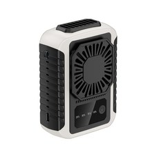 掛腰頸掛兩用風扇, 5000mAh, 霧白
