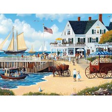 해외 WSCXSC 성인용 300피스 퍼즐 개 과일 풍선 직소 성인 어린이 노인 게임 가족 도전 홈 데코 선물 장난감 51.9 x 38.1cm20.5 15인치 미국매장정품+ 18, White Villa.