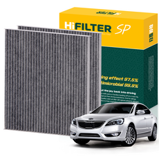 하이필터 기아 자동차 K7 활성탄 에어컨필터, 2개, 더 프레스티지 K7 (VG) HI-B002