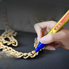 도금 보수 스틸 도금 펜 벗겨짐 칠 까짐 커버 로고 수리 도구, A.808 유광 검정
