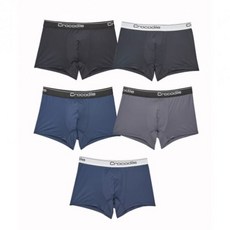 [매장정품] 크로커다일 INNERWEAR [5PACK] 남성 아스킨 데일리 드로즈 (CDJM001_01) 5012134750