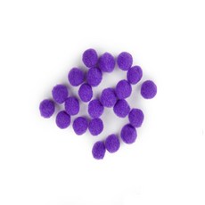 하이먼 포장재료 솜방울솜 20mm 공예, 빨강