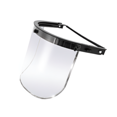 F 하야부사 안면보호구 2748 결합용 투명 플라스틱, 1개, 단품