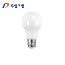 두영조명 LED 전구 램프 조명 9W E26 삼파장전구 대체형 LED, 주광색, 1개