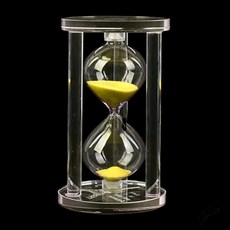 라온샵 크리스탈 모래시계 인테리어칼라시계, 소