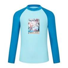 [백화점상품] 아레나 수영복 여아동 래시가드 야외풀장복장 아동기능성수트