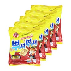 오뚜기 뿌셔뿌셔 불고기맛 90g 5개 과자 간식 라면