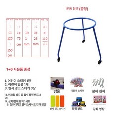 인라인 보조기 보행기 롤레이터 어른 보행 중심잡기, 1개, 블루 대형 기본