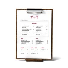 Jobchul Craft 復古辦公室木質A4文件板+支架套組, 1套