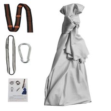 해먹 실내외 그네 해먹 탄력 감각관 공중 요가 해먹, 회색(1x2.8m), 1개