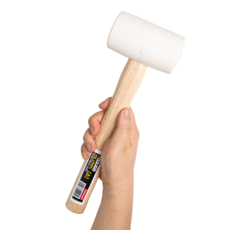 툴리고 탄성 좋은 고무 망치 소형 타일 목공 작업용, 1개