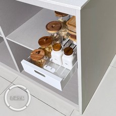 DND 마켓 주방 서랍형 선반, 블랙, 1개