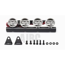 엔진Led 원격 제어 자동차 지붕 조명 Ipf 라운드 스퀘어 램프 1/10 Rc 크롤러 Capra Axial Scx10 Traxxas T, 1개, 04 Hella 4