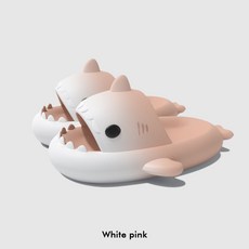 LATETIME 兒童鯊魚拖鞋，卡通可愛防滑室內涼拖