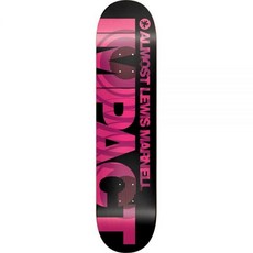 144190 ALMOST Lewis Marnell Day 글로우 임팩트 데크 20.3cm(8.0인치), 1개