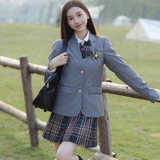 여성 교복 자켓 단품 그레이