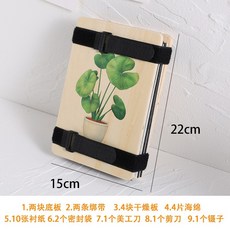 압화만들기 유의미한 압화 압화공예 건조매트, 마른 가지, 스트랩 녹색 식물 1522