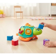 제나디자인 도형끼우기 거북이 퍼즐블록 신생아선물 입체퍼즐