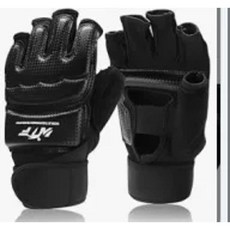 태권도 손발 보호대 복싱 킥복싱 무술 대회용, 1개, 1. M / B. Black handguards