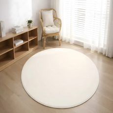 바이토피아 사계절용 부드러운 원형 러그