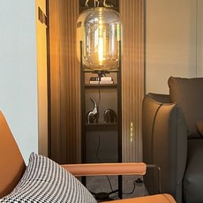 거실 플로어램프 북유럽 침실 스탠딩 라이트 테이블 조명 무드등 스탠드 인테리어, 코냑 플로어 램프 37cm 140cm