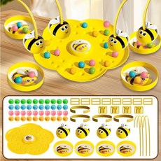 磁性釣魚遊戲玩具 頭帶式釣魚珠 親子互動遊戲 適合家庭聚會 兒童創意禮物, 1個, 新款雙人套裝