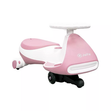 Jolly TK300電動音樂扭扭車，安全材質，後輪減震，加寬加長後座，寶寶安心玩樂, 玫瑰粉, 1個