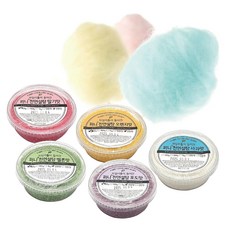 솜사탕설탕 용기솜사탕설탕 퍼니천연설탕 자일리톨솜사탕, 하얀색사과, 1개, 300g