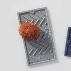 에이드엘 헤링본 실리콘 식기 건조매트 미니, 2개, light gray, 1단