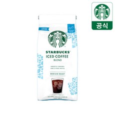 스타벅스 아이스 커피 블렌드 원두, 홀빈(분쇄안함), 190g, 1개