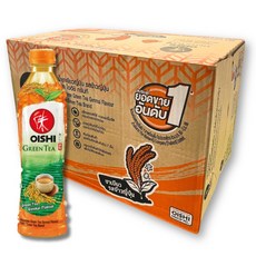 OISHI 오이시 태국음료 그린티 현미맛 380ML, 24개