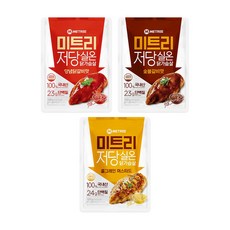미트리 저당 실온 닭가슴살 3종 혼합, 12개, 120g
