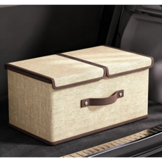 WHH 고퀄리티 최신식 자동차 세차용품 트렁크 정리함, 카키