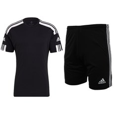 adidas 愛迪達 男女通用SQ短袖+短褲上下套裝運動服健身服訓練服