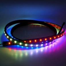 레비바 네오픽셀 블랙튜브 LED바 모듈별매 루프, 24V용 검정띠 50cm