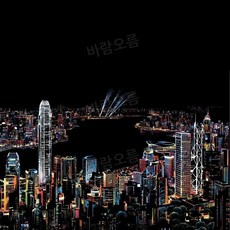스크래치 색칠 그림지 DIY 스트레스 해소 40.5x28.5cm, 05