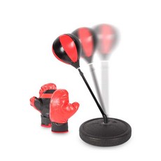 펀칭볼 복싱세트 어린이 스트레스 해소 어린이장난감, 레드, 블랙, 1개