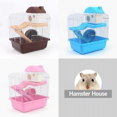 햄스터 기니피그 소동물 숨숨집 하우스 소동물용품, 핑크, 1개