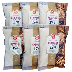 새마원 소연 17곡미숫가루 아침 식사대용 선식 곡물쉐이크, 6개, 1kg