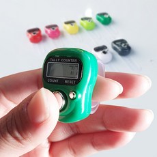 반지 카운터기 미니 계수기, 미니 카운터기(색상랜덤), 5개