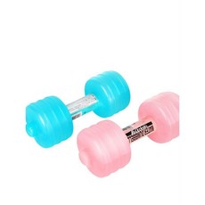 워터 아령 물병 워터 덤벨 물아령 홈트레이닝 무게조절, 단일 물 관개 중량 1kg
