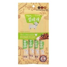 강아지 치킨 활력촉진 15g 4개입 1P 기능성 영양 간식, 4개