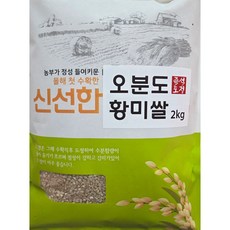 25년햅쌀 구수한여리향 오분도미 당일도정 황미쌀 쌀눈쌀 구수한쌀 맛있는쌀, 1개, 2kg