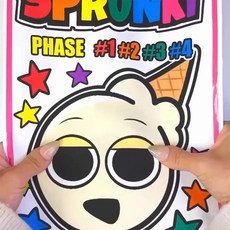 스프런키 Sprunki 블라인드 백 핸드메이드 재료 세트 재미있고 신나요 손으로 만드는 게임XT-p, 1세트