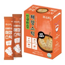 어묵티백 오뎅 스틱 국물 스프 라면 해장 다이어트 인생한컵해장스틱 (1박스 20개입), 4.5g, 20개