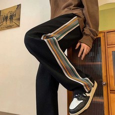 OOTD 와이드 레그 츄리닝 팬츠