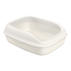 TOMCAT 中型半罩貓砂盆, 1個, TOMCAT半罩貓砂盆-南極雪絨(中)