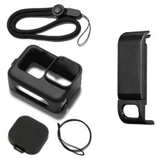 [한정특가]make speed 고프로 9 10 11 12 실리콘케이스+측면커버, 1개